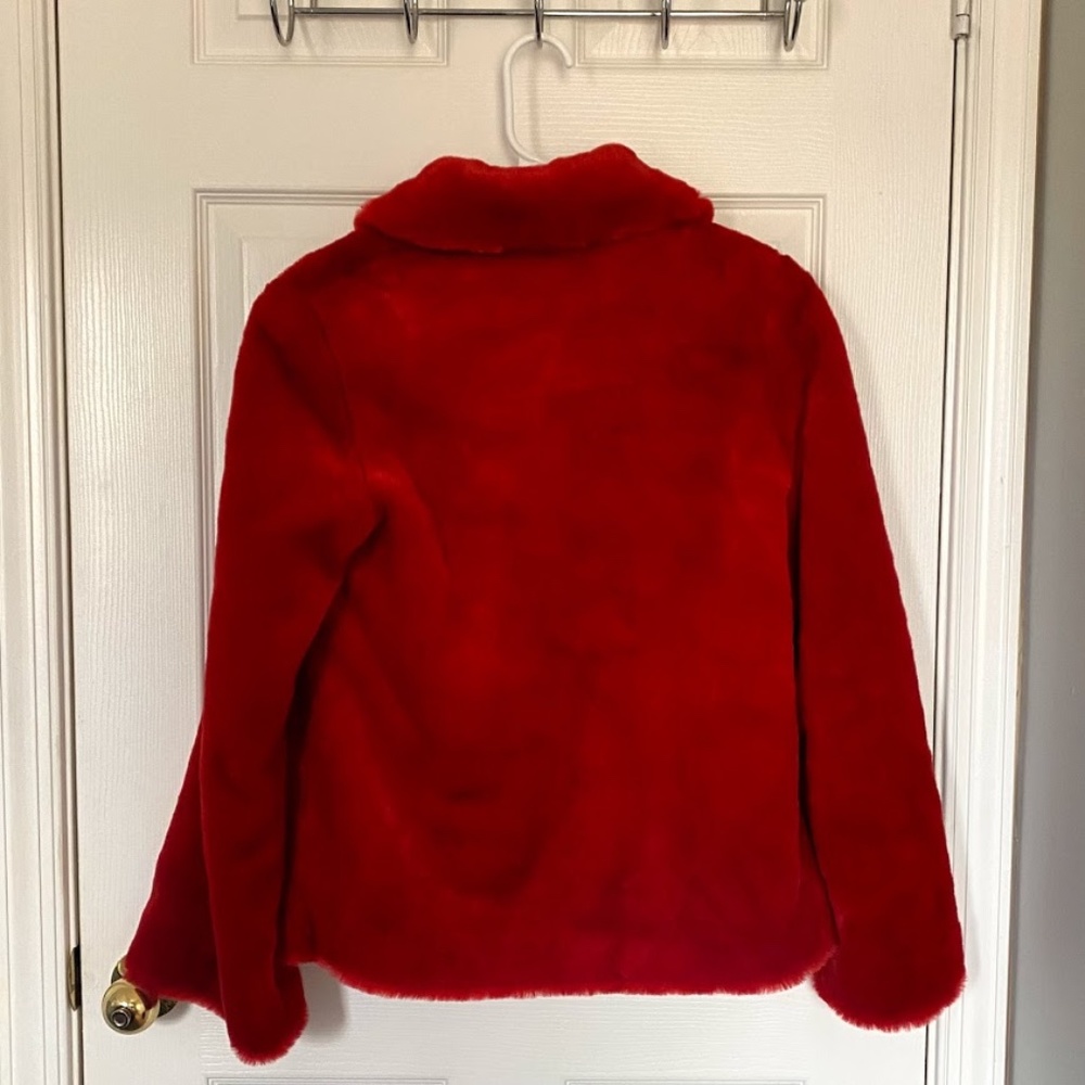 Red Fur Jacket - Picture 2 of 10